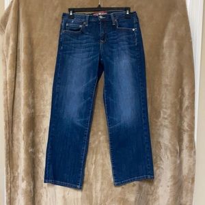 Lucky Brand Easy Rider cropped jeans.